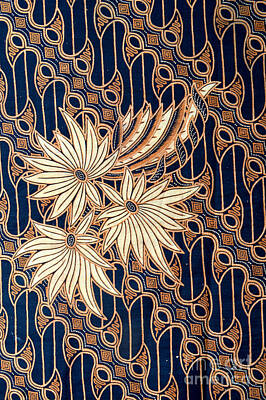 Keith Richards Royalty Free Images - Batik Cloth Royalty-Free Image by Antoni Halim