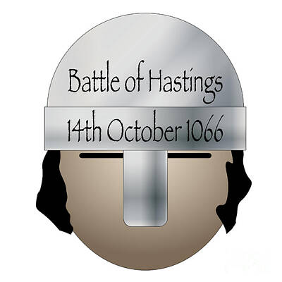 Typographic World - Battle Of Hastings Date Icon by Bigalbaloo Stock