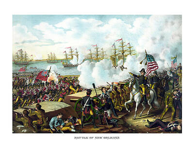 Transportation Royalty Free Images - Battle of New Orleans Royalty-Free Image by War Is Hell Store