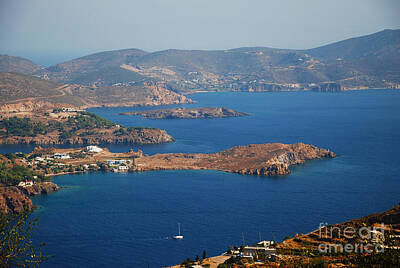 Abstract Animalia - Bay View on Patmos Island Greece by Just Eclectic