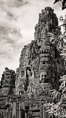 The Art Of Fishing - Bayon Tower #2 by Stephen Stookey