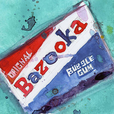 Royalty-Free and Rights-Managed Images - Bazooka Bubble Gum by Dorrie Rifkin