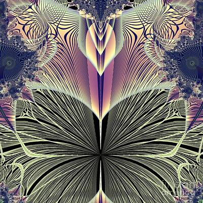 Roses Rights Managed Images - Beautiful Butterfly Ballet Fractal Royalty-Free Image by Rose Santuci-Sofranko