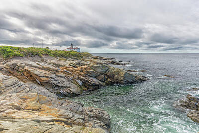 Prescription Medicine - Beavertail Lighthouse on Narragansett Bay by Brian MacLean