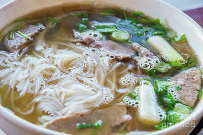 Negative Space Royalty Free Images - Beef rice noodles Royalty-Free Image by Chon Kit Leong