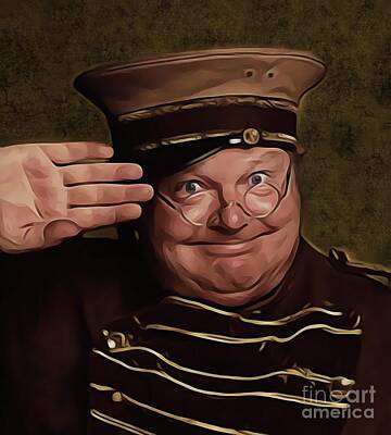 Musicians Royalty Free Images - Benny Hill, Legend Royalty-Free Image by Esoterica Art Agency