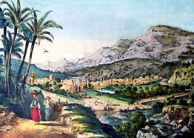 Autumn Pies - Bethlehem 1860 by Munir Alawi
