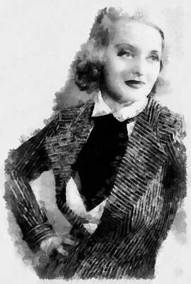 Achieving - Bette Davis Actress by Esoterica Art Agency