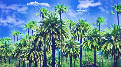 All You Need Is Love - Beverly Hills Palms by Alicia Hollinger