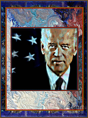 Recently Sold - Politicians Mixed Media - Biden by Wbk