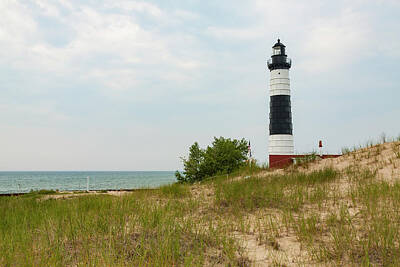 Red White And You - Big Sable Lighthouse 6 by John Brueske
