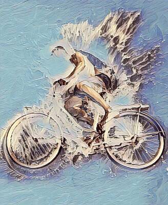 Edward Hopper - Bike Splash by Lawrence Allen