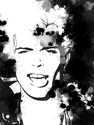 Giuseppe Cristiano Royalty Free Images - Billy Idol Splatter Royalty-Free Image by Kendall Tabor
