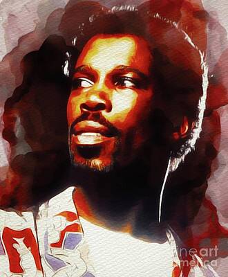 Rock And Roll Rights Managed Images - Billy Ocean, Music Legend Royalty-Free Image by Esoterica Art Agency