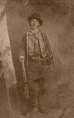 Landmarks Royalty Free Images - Billy The Kid Royalty-Free Image by War Is Hell Store