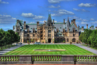 Recently Sold - Mountain Royalty-Free and Rights-Managed Images - Biltmore Mansion Estate Asheville North Carolina  by Savannah Gibbs