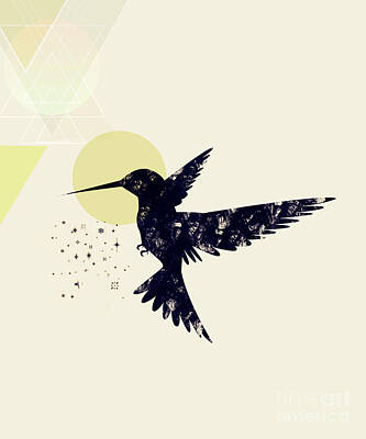 Birds Digital Art - Bird X by Amir Faysal
