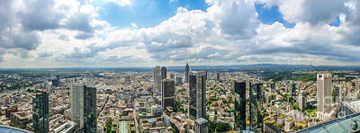 Back To School For Guys - Birdview of Frankfurt am Main by JR Photography
