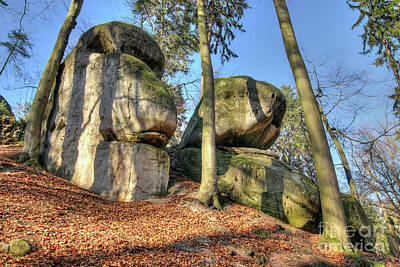 Car Design Icons - Bizarre boulders in the woods in the Bohemian Paradise by Michal Boubin