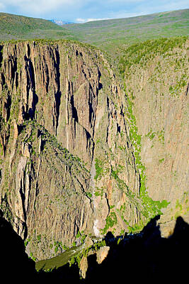 Negative Space Rights Managed Images - Black Canyon of the Gunnison 3 Royalty-Free Image by Robert Meyers-Lussier