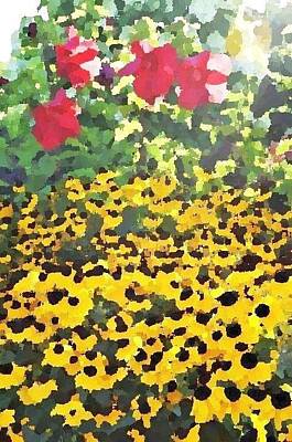 Southwestern Style - Black-Eyed Susans - Flowers of Bethany Beach by Kim Bemis