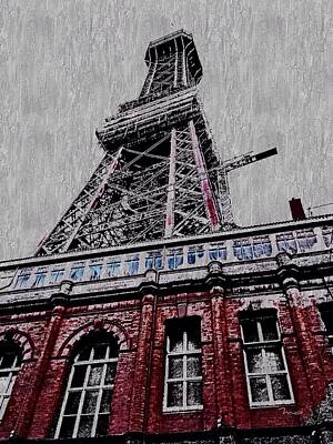 Eric Fan Whimsical Illustrations - Blackpool Tower by Mark Taylor