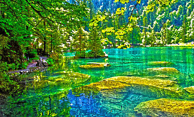 From The Kitchen - Blausee, Switzerland by Farah  