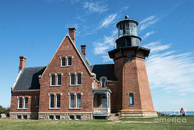 Femme Fatale - Block Island Southeast Light Historic Lighthouse by Wayne Moran