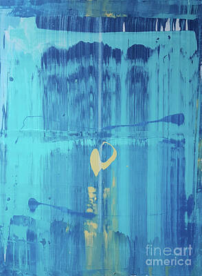Safari - Blue Ocean Reflection- Abstract by Twyla Gettert