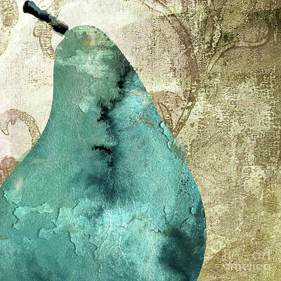 Royalty-Free and Rights-Managed Images - Blue Pear by Mindy Sommers