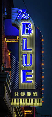 Recently Sold - Jazz Photo Royalty Free Images - Blue Room Royalty-Free Image by Ken Kobe