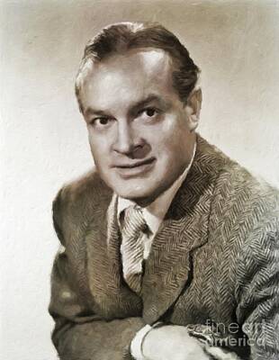 Southwest Landscape Paintings - Bob Hope, Hollywood Legend by Esoterica Art Agency