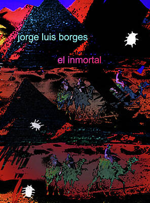 Antlers - Borges The Immortal Poster  by Paul Sutcliffe