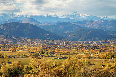 James Bo Insogna Photo Rights Managed Images - Boulder Colorado Autumn Scenic View Royalty-Free Image by James BO Insogna
