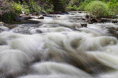 James Bo Insogna Rights Managed Images - Boulder Creek in Slow Mo Royalty-Free Image by James BO Insogna