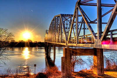 Egon Schiele - Bridge at Sunset by Jonny D