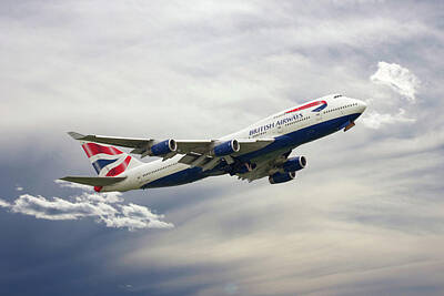 Modern Masters - British Airways Boeing 747-436 by Airpower Art