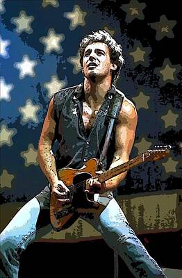 Music Royalty-Free and Rights-Managed Images - Bruce Springsteen Born to run by Lulu Escudero