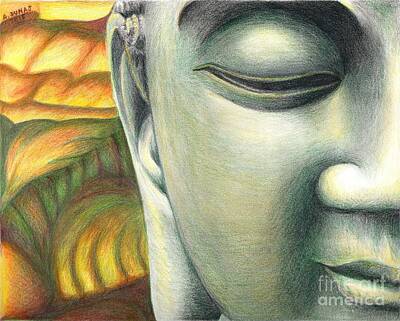 Only Orange - Buddha by Amanda Dunaj