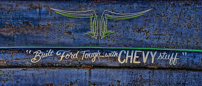 Mountain Landscape Royalty Free Images - Built Ford Tough with Chevy Stuff Royalty-Free Image by Alan Hutchins