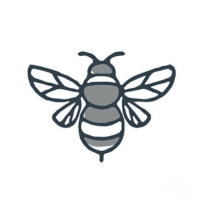 Bob Dylan - Bumblebee Bee Icon by Aloysius Patrimonio