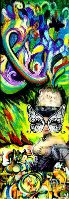 Fantasy Paintings - Butterfly Masquerade by Genevieve Esson