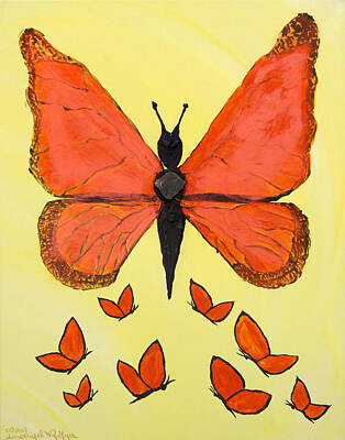 State Love Nancy Ingersoll - Butterfly Woman by Anjel B Hartwell