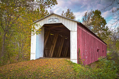Music Royalty-Free and Rights-Managed Images - Cades Mill covered bridge by Jack R Perry