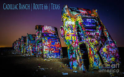 Jolly Old Saint Nick - Cadillac Ranch Route 66 Texas Four by JC Kirk