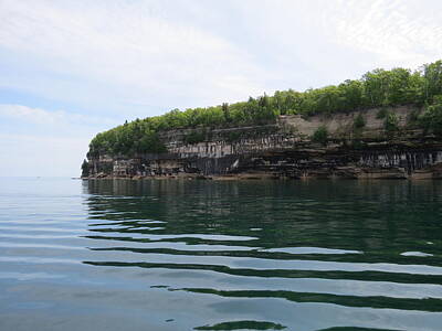Printscapes - Calm Reflections - Pictured Rocks by Jason Asselin