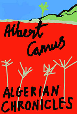 Recently Sold - Football Drawings - Camus Algerian Chronicles  by Paul Sutcliffe