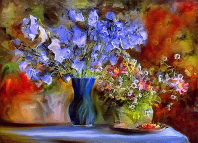 Impressionism Royalty-Free and Rights-Managed Images - Caress Of Spring - Impressionism by Georgiana Romanovna