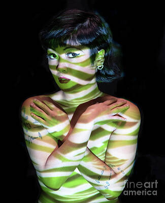 Nudes Royalty-Free and Rights-Managed Images - Carmen, painted with light - 1  by Robert McAlpine