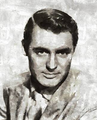 Actors Paintings - Cary Grant, Actor by Esoterica Art Agency